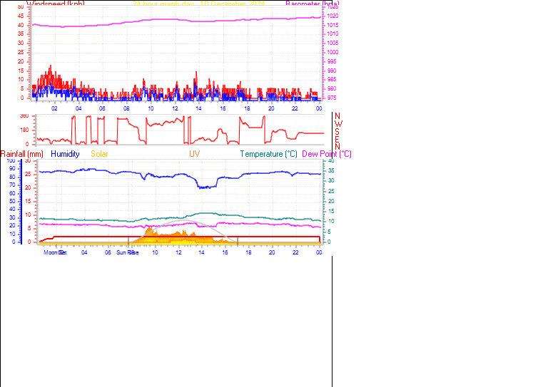 24 Hour Graph for Day 10