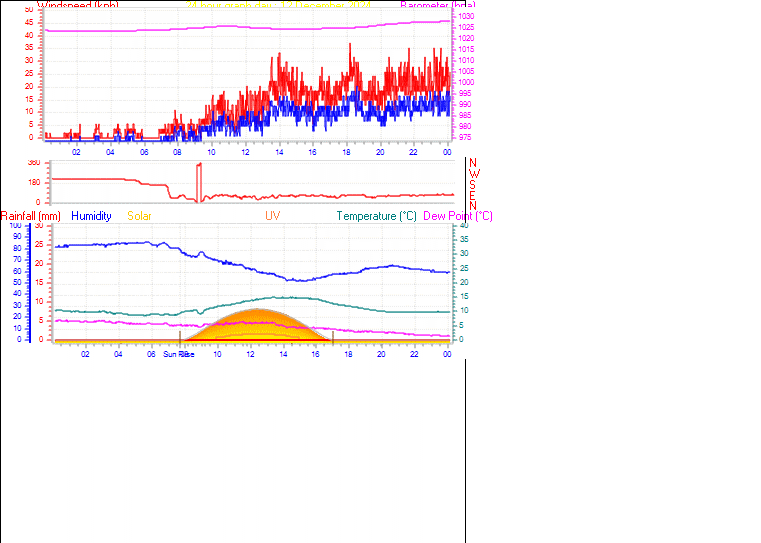 24 Hour Graph for Day 12