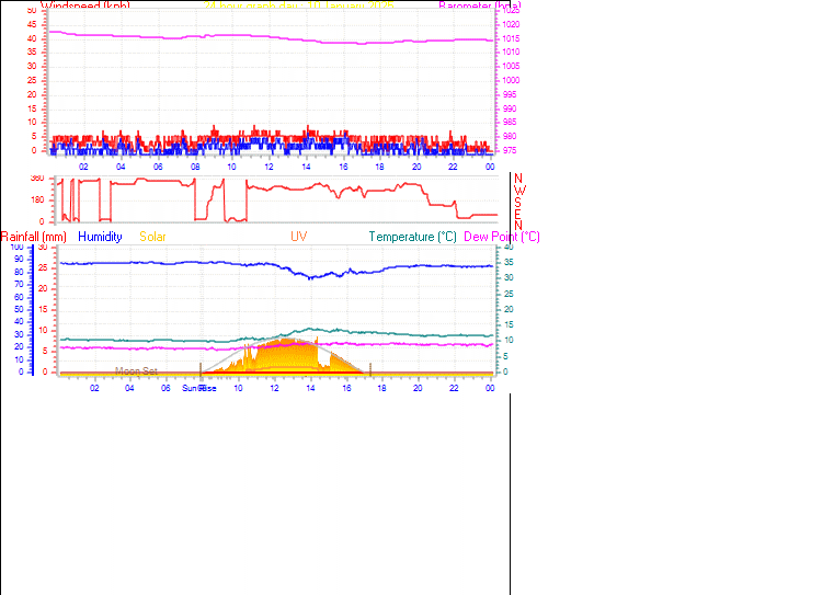 24 Hour Graph for Day 10